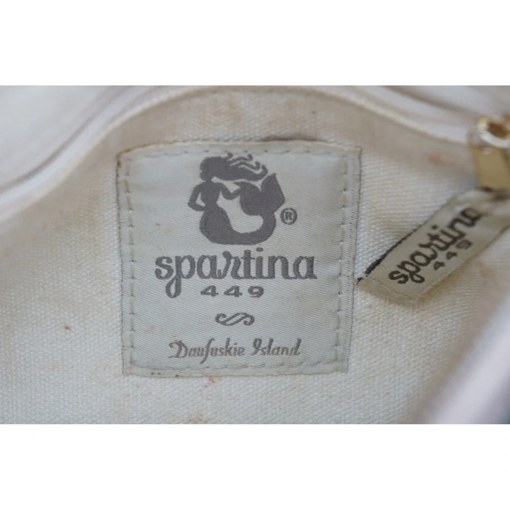 Spartina 449 Wristlet Charleston South Carolina Map Print Daufuskie Island VGC